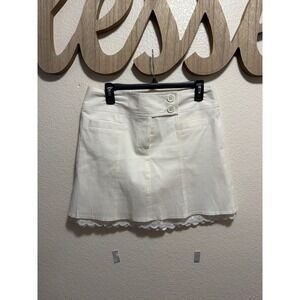 Narette Lepore Size 10 White Skirt
